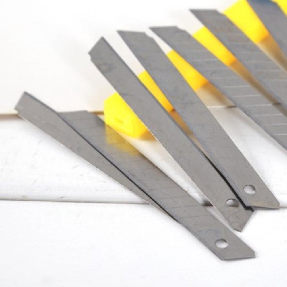 Hộp 10 lưỡi dao thay thế loại nhỏ bản 1cm Pison kích thước 7.9*0.9cm - 1 hộp