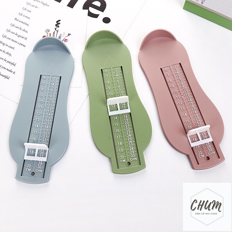 Bộ dụng cụ chuyên dùng để đo kích thước bàn chân cho bé TC5