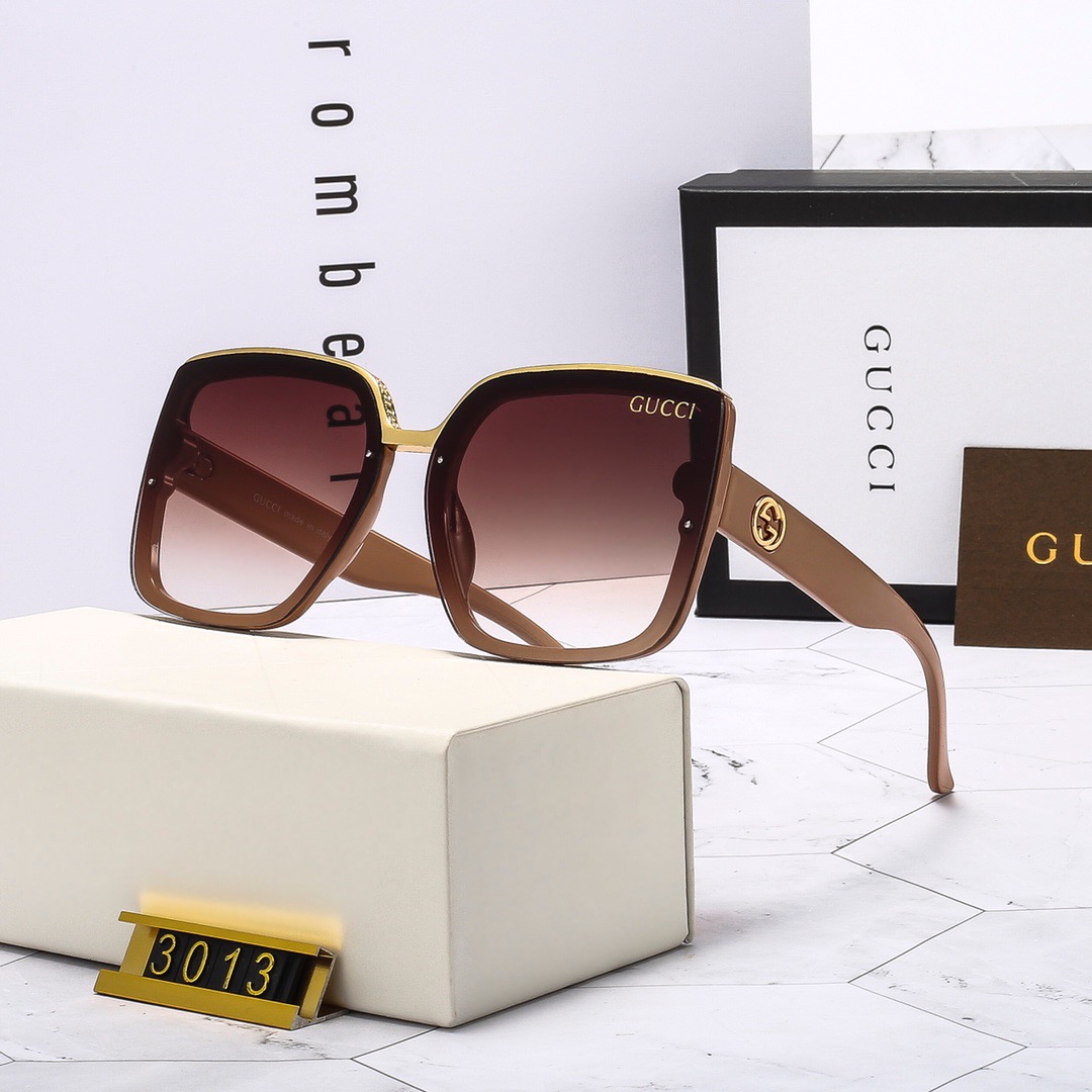 Gucci Kính râm 2021 kính chống tia UV phân cực mới của nam và nữ
