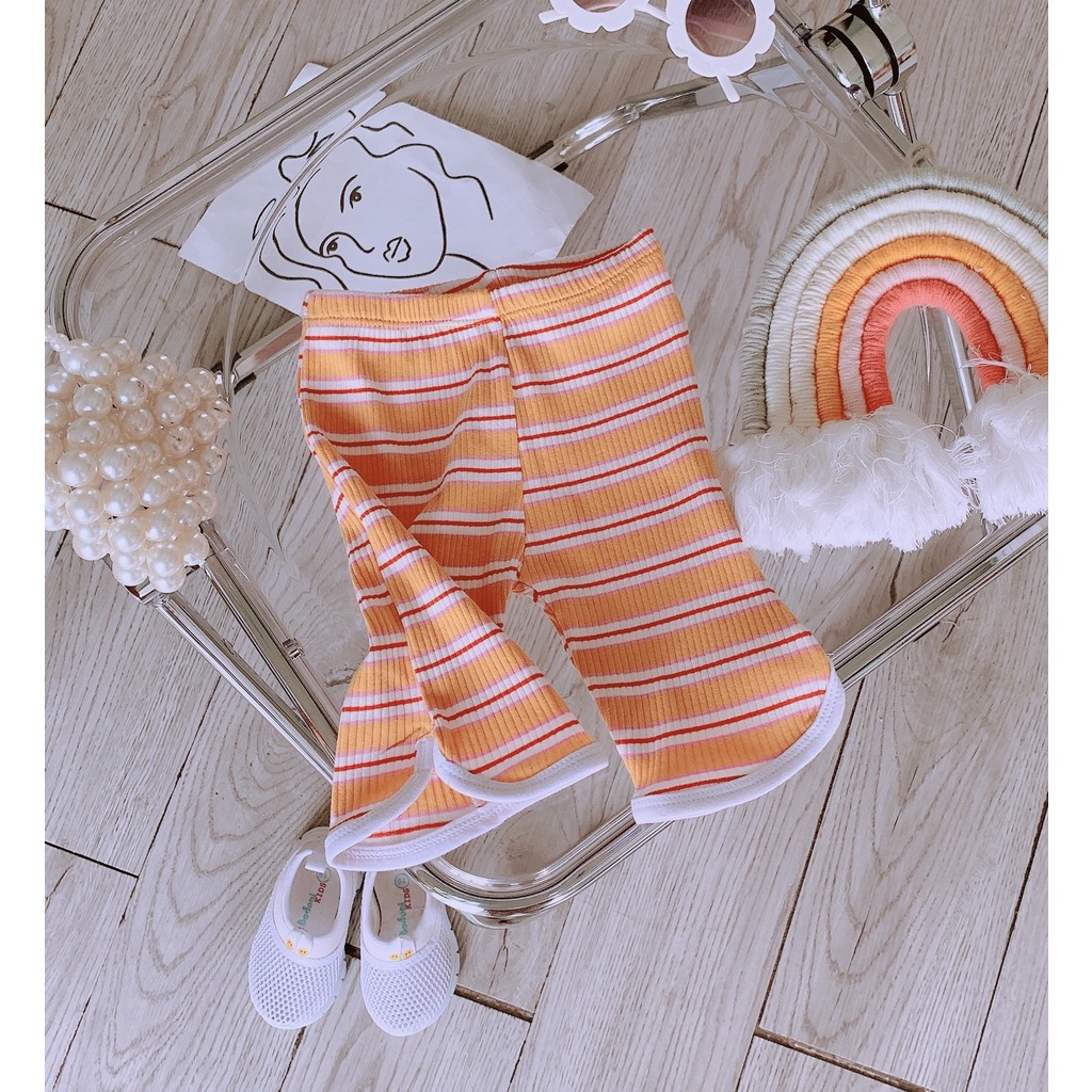 Lyvyshop - Quần legging viền siêu dễ thương cho bé 09-26kg
