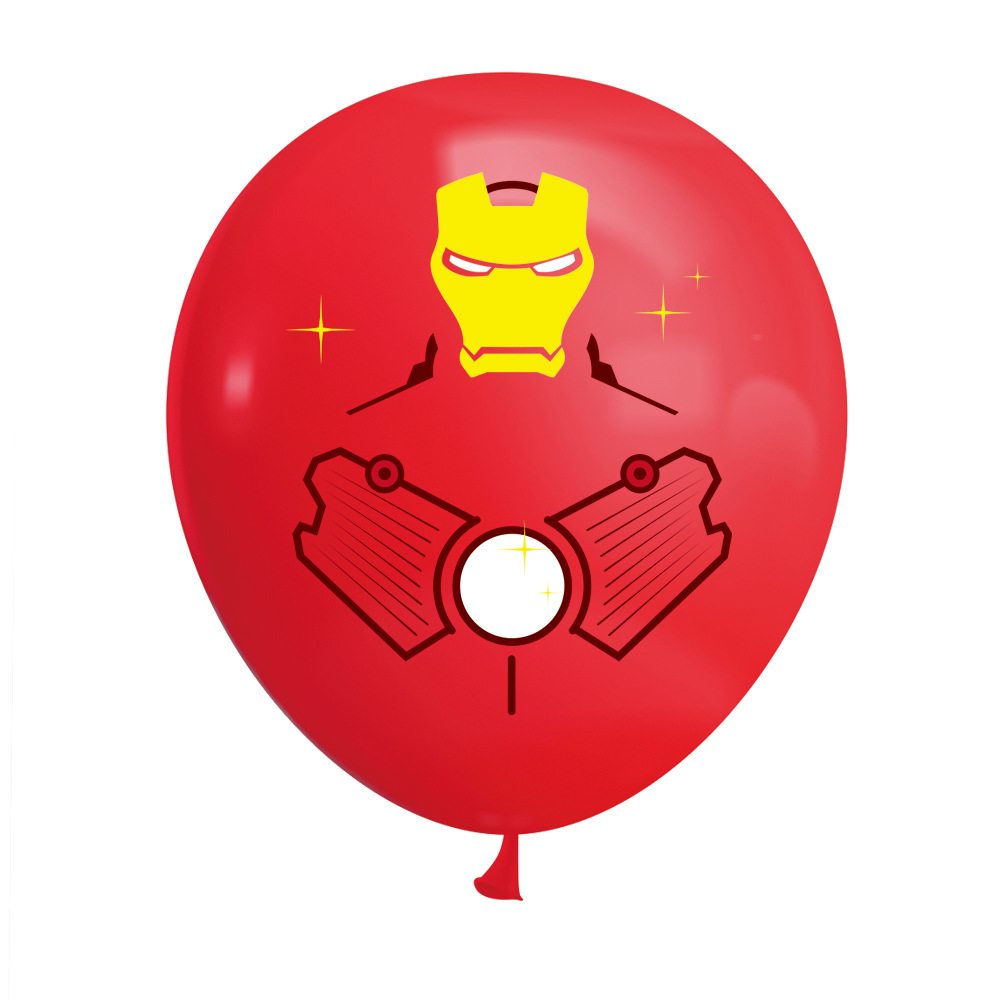 Disney Marvel Party Hulk Iron Man Batman Balloon Banner Trẻ Em Chúc Mừng Sinh Nhật Ngày Lễ Trang Trí Tiệc