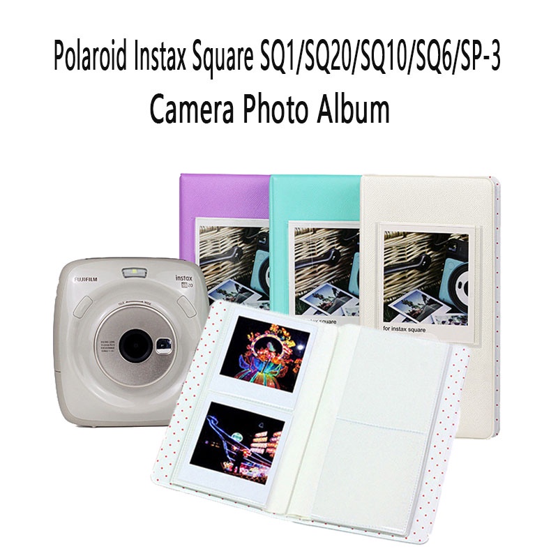 Album Ảnh Cho Instax Square SQ1 / SQ20 / SQ10 / SQ6 / SP-3 Instax Album Bộ Sưu Tập Thẻ Ảnh Sách