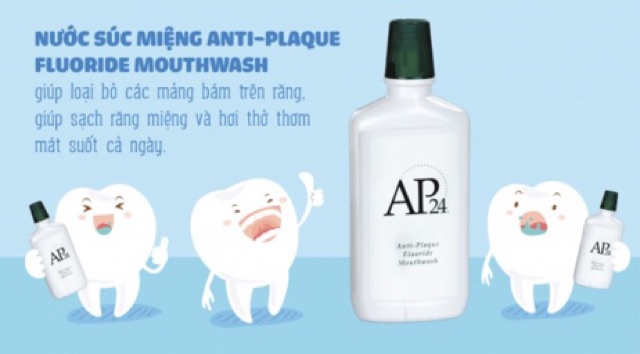 Nước súc miệng AP24 Mouthwash 500ml