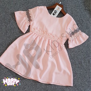 Đầm Kidstyle điệu đà cho bé gái - Made in Vietnam