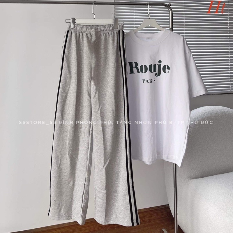 Bộ áo ROU +quần ba rót xám HT12