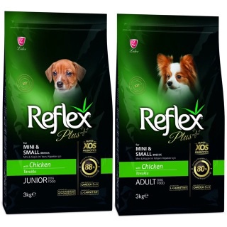 [CHÍNH HÃNG] THỨC ĂN HẠT CHÓ REFLEX PLUS BAO ĐỦ DÒNG 3KG