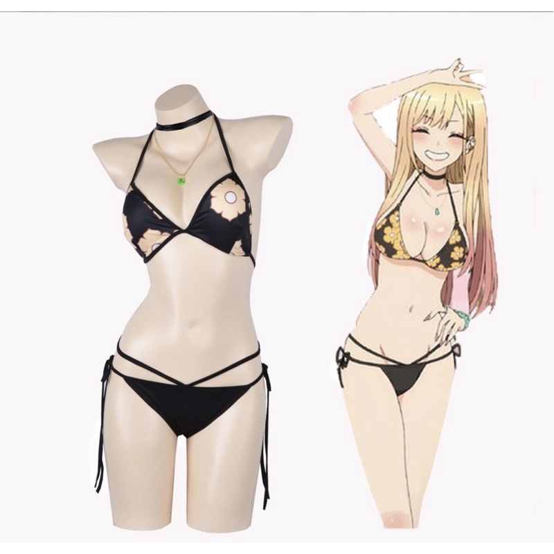 FULLSET COSPLAY MARIN MY DRESS UP DARLING VER Đồng Phục Và Bikini Đầy Đủ Phụ Kiện