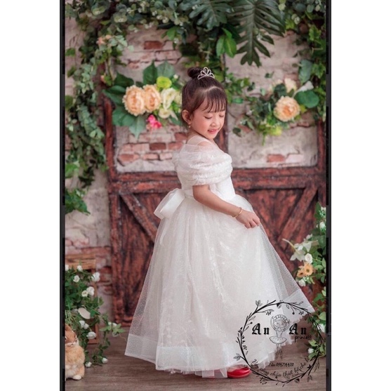 Váy công chúa maxi hàng thiết kế cao cấp cho bé