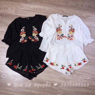 Set đũi thêu hoa chỉ từ 99k