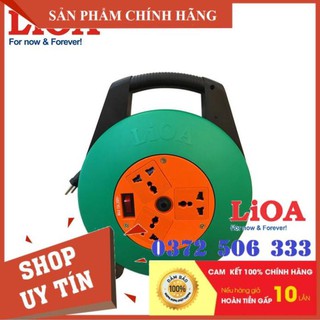 Ổ cắm kéo dài quay tay cuộn dây kín lioa xtd10-2-15a ,xtd10-3-15a