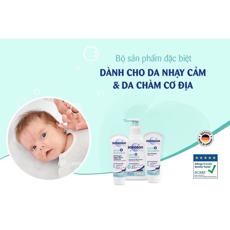 Sữa Tắm Dịu Nhẹ Cho Da Nhạy Cảm SANOSAN 200ml Nhập Khẩu Đức