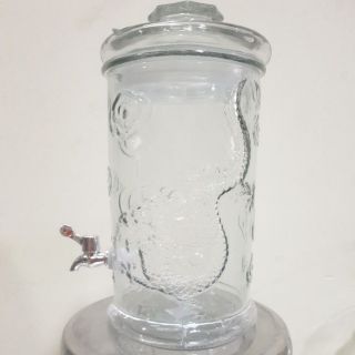 Bình ngâm rượu trụ rồng thủy tinh cao cấp 8lit có van