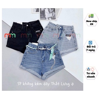 Quần short jean bé gái chất jean mềm co dãn cao cấp cho bé 7kg đến 38kg