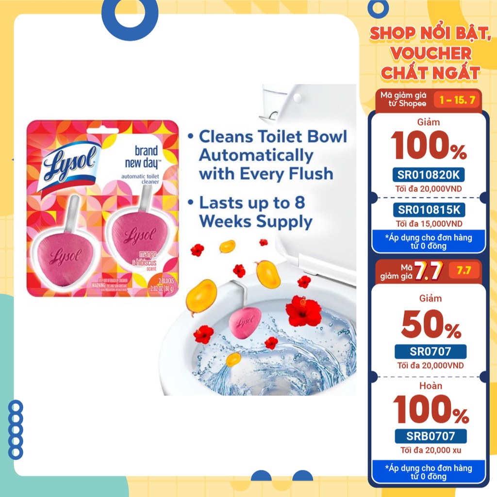 Viên sáp 𝐭ẩ𝐲 𝐫ử𝐚 𝐛ồ𝐧 𝐜ầ𝐮 𝐭ự độ𝐧𝐠 𝐋𝐲𝐬𝐨𝐥 𝐁𝐫𝐚𝐧𝐝 𝐍𝐞𝐰 𝐃𝐚𝐲