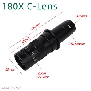 nhập khẩu Ống Kính Hiển Vi 130x Ngàm Chữ C Chuyên Dụng Dành Cho Camera Hdmi Vga