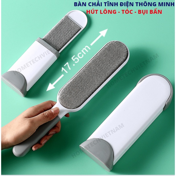 Bàn chải khử bụi tĩnh điện lấy sạch lông chó mèo làm sạch bụi bám quần áo