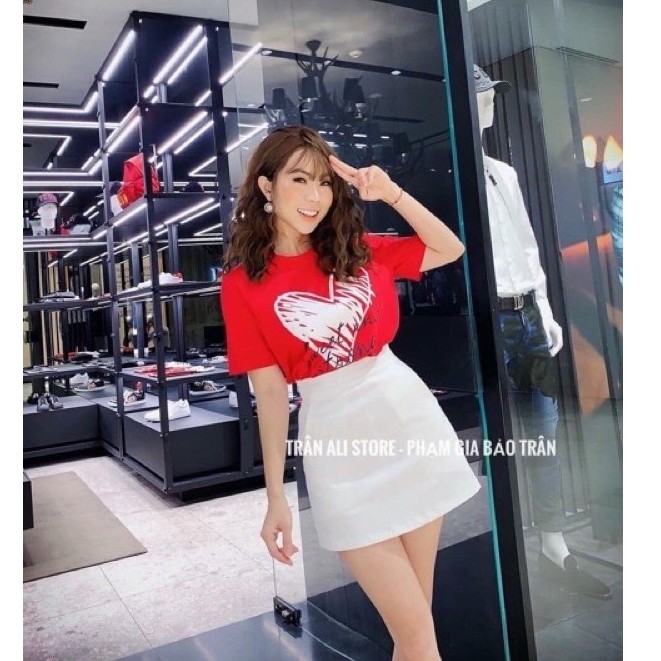 Chân váy Da chữ A lưng cao có quần trong | BigBuy360 - bigbuy360.vn