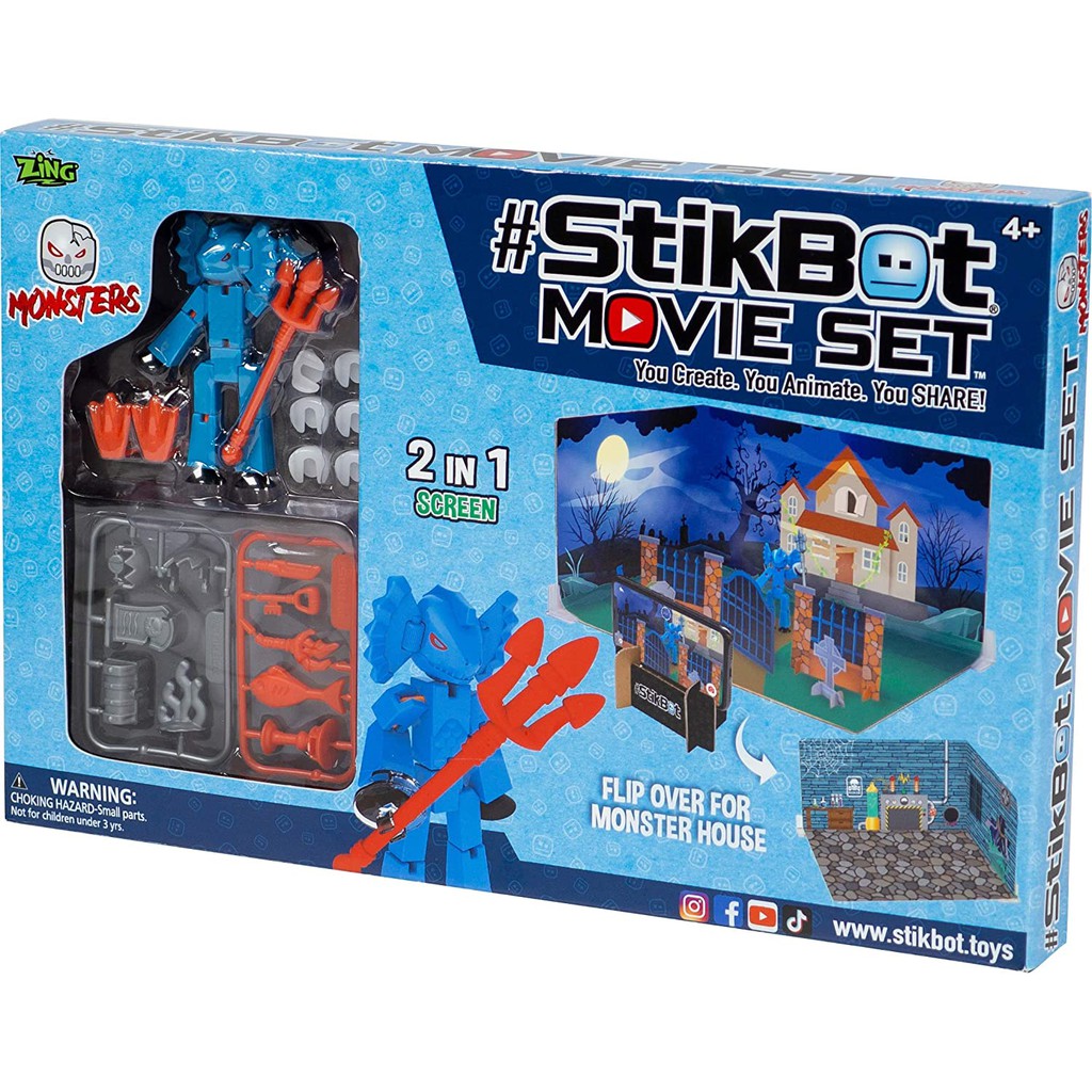 ĐỒ CHƠI STIKBOT - Trường quay Stikbot quái vật - MÃ SP TST623M