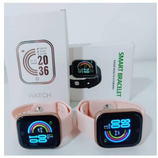 Smartwatch Y68/D20/GM20 à Prova d’Água/Bluetooth/USB/Monitor Cardíaco/Pulseira inteligente/Relógio Inteligente(x7 p8 p9 x8 w46 w26  hw12 t600 t900)