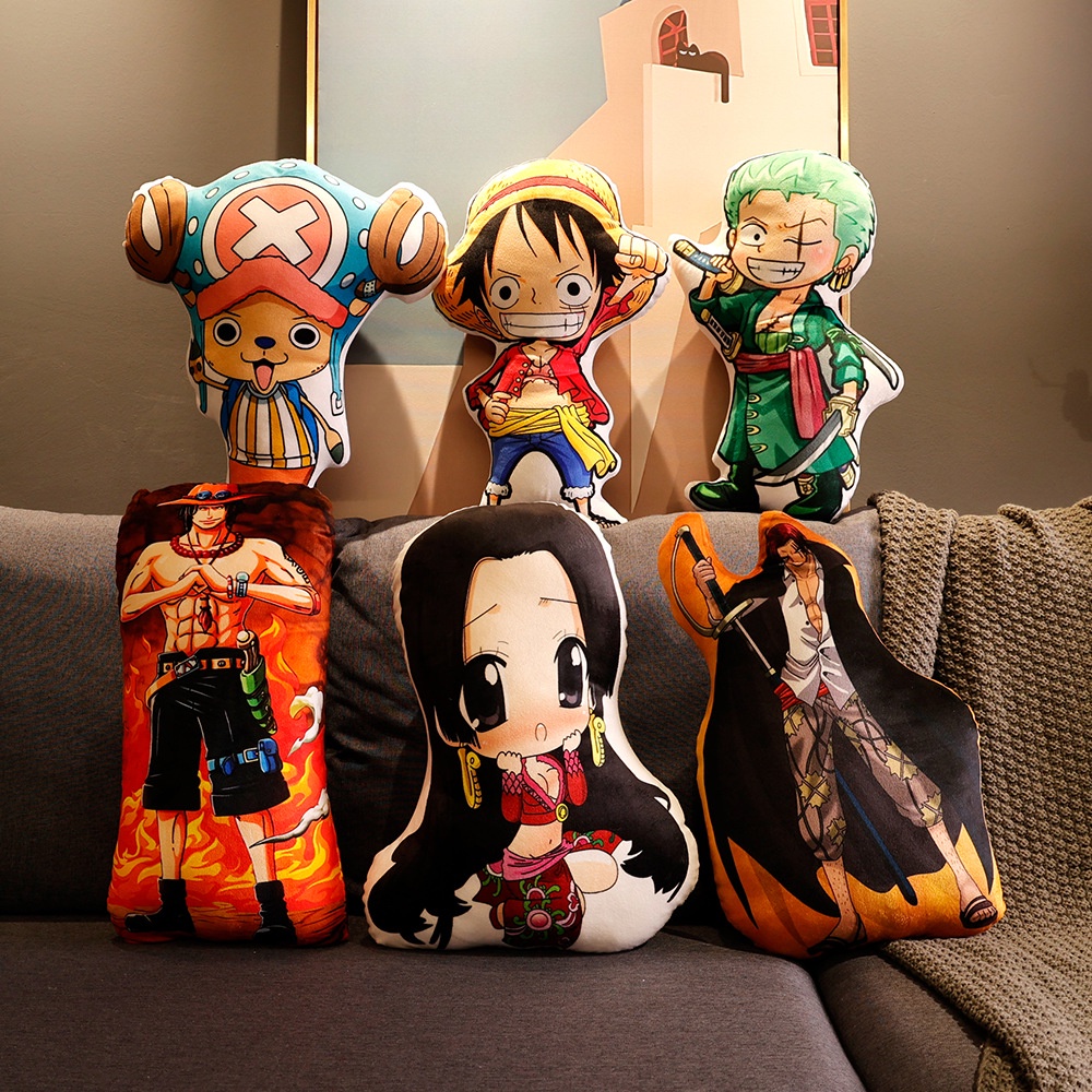 Thú Nhồi Bông Hình Nhân Vật Luffy Nami Robin Trong One Piece