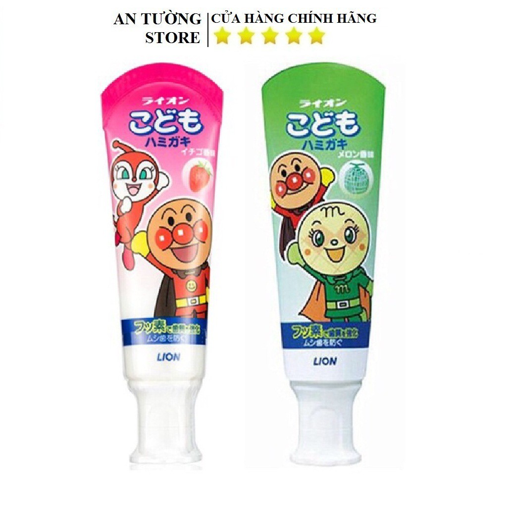 Kem Đánh Răng Trẻ Em Lion Nội Địa Nhật Bản