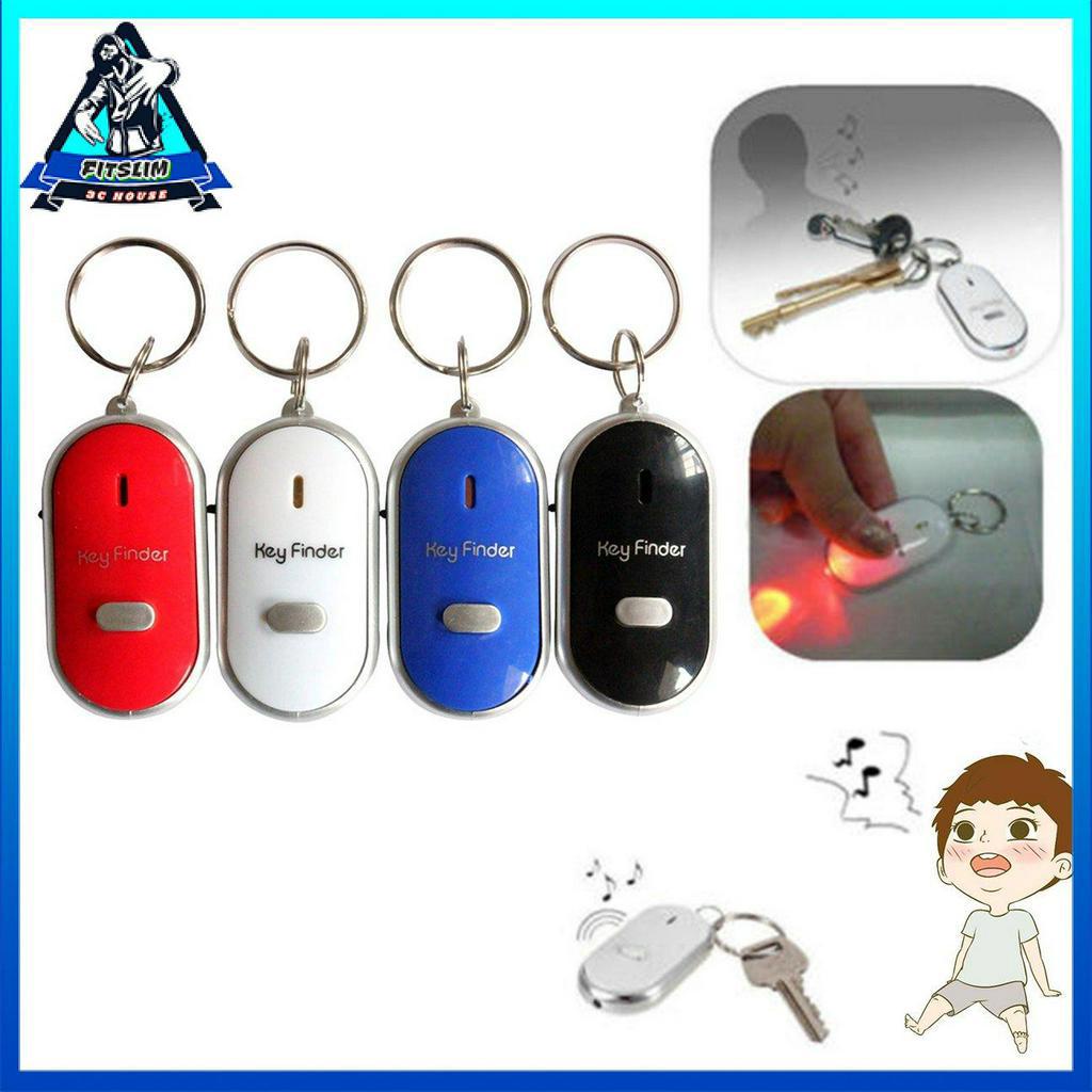 Dụng cụ định vị chìa khoá huýt sáo thông minh có đèn LED