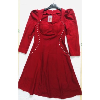 Đầm xoè tay bồng đi tiệc