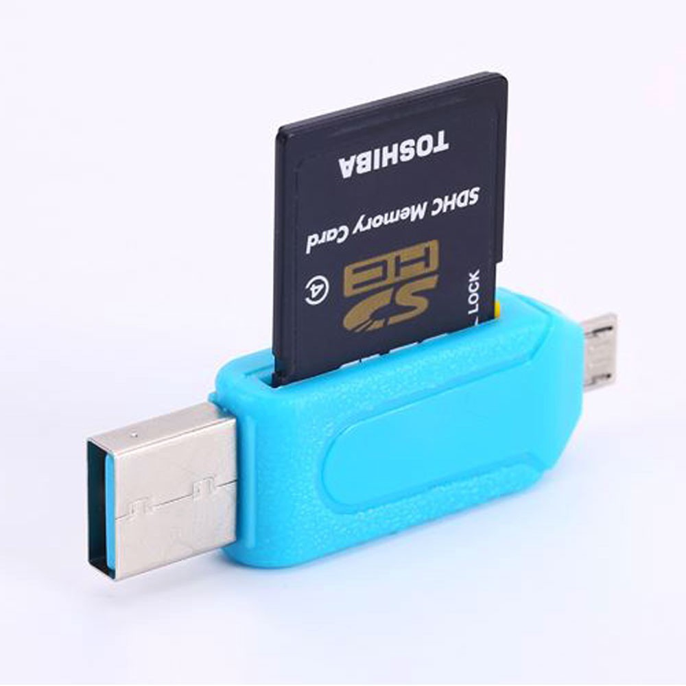 Đầu đọc thẻ 3 trong 1 USB 2.0 + TF/Micro SD/SD