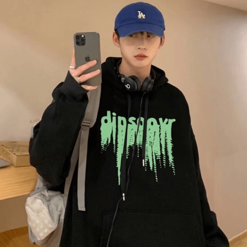 Áo hoodie In Chữ Phong Cách Nhật Bản Thời Trang Cao Cấp Dành Cho Nam M-5XL