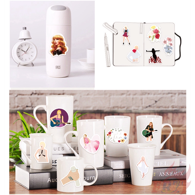 ❉ Taylor Swift - Series 02 Popular &amp; Country Music Singer Stickers ❉ 52Pcs/Set Superstar DIY Fashion Decals Doodle Stickers