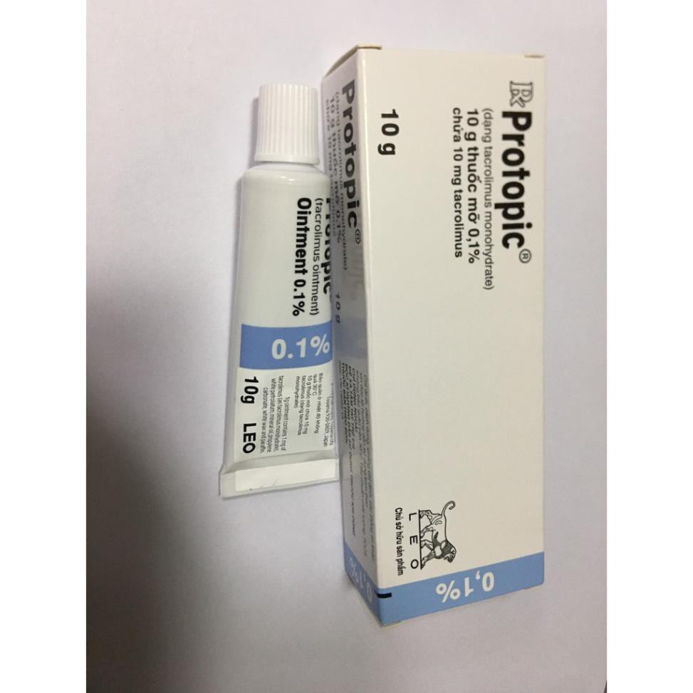 Mỡ chàm da Protopic 0.1% tuýp 10g(***)