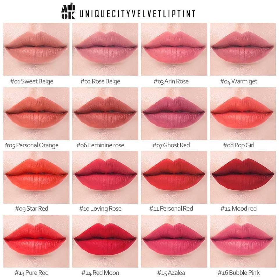 Son kem lì chuẩn màu Amok Unique City Technical Lipstick