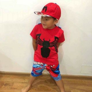 Set 4 spiderman đỏ nón lửng