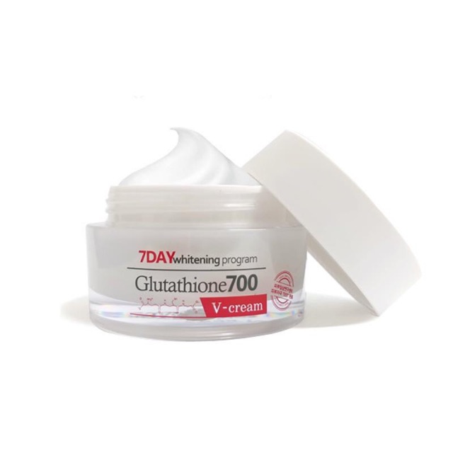 Kem trắng da 7Day Whitening Progam Glutathione 700 V-Cream