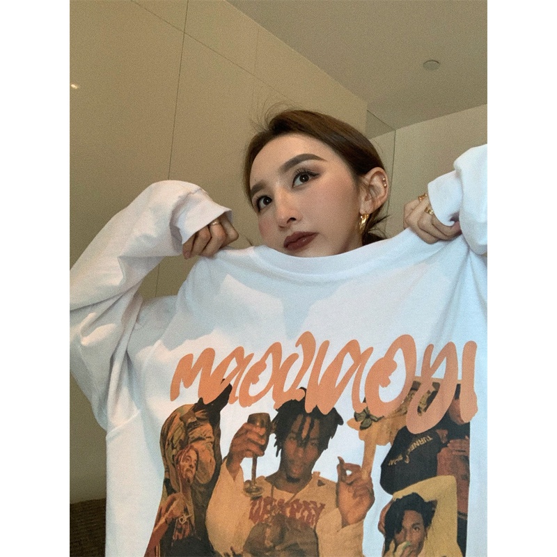 Áo Thun Chống Nắng Dáng Rộng In Họa Tiết Phong Cách Cổ Điển Thời Trang Cho Nữ | BigBuy360 - bigbuy360.vn