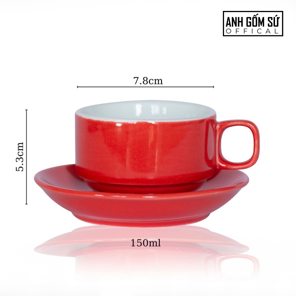 Cốc sứ, Ly sứ vân đá Bát Tràng cao cấp - ly cà phê dung tích 150ml, nhiều mẫu đẹp