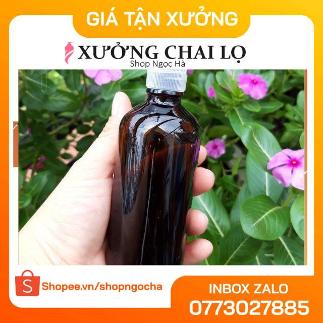 Chai Chiết Mĩ Phẩm ❤ GIÁ RẺ NHẤT ❤ Chai nắp bật thủy tinh 50ml,100ml chiết mỹ phẩm, dung dịch , phụ kiện du lịch