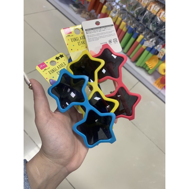 Mắt Kính Hình Ngôi Sao Thời Trang Dành Cho Bé. Chống tia Uv99%- Hàng Nhập Trực Tiếp Từ Nhật