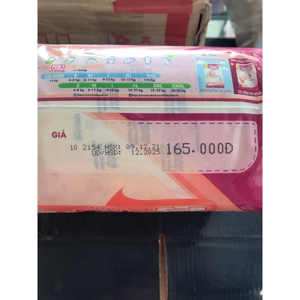 Miếng lót Bobby Newborn 1 - 108 miếng