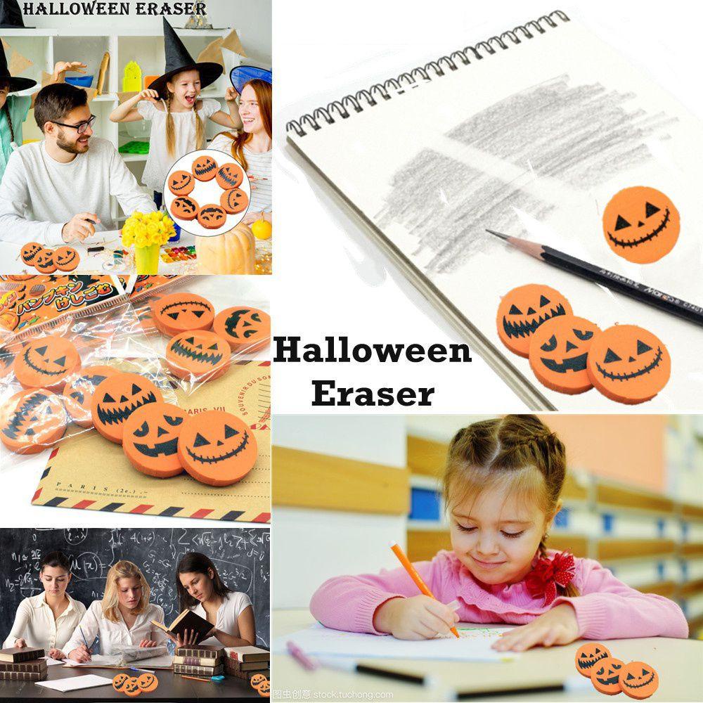 Gôm Tẩy Hình Bí Ngô Viền Mềm Sáng Tạo