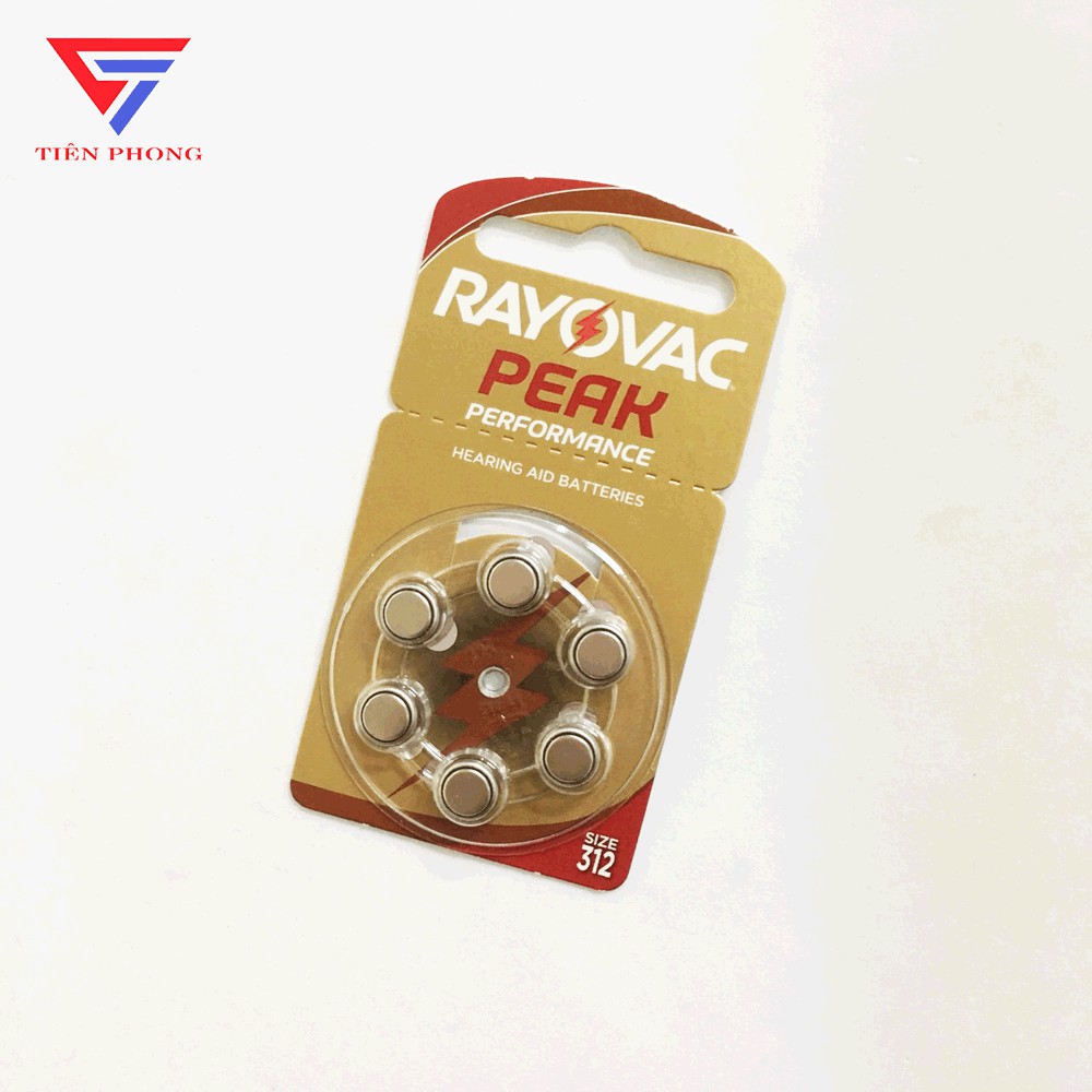 Pin máy trợ thính Rayovac 312