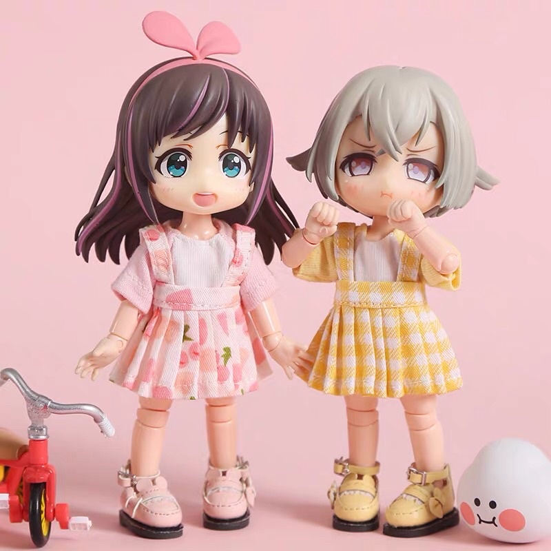 Yếm váy xếp ly cho ob11, nendoroid