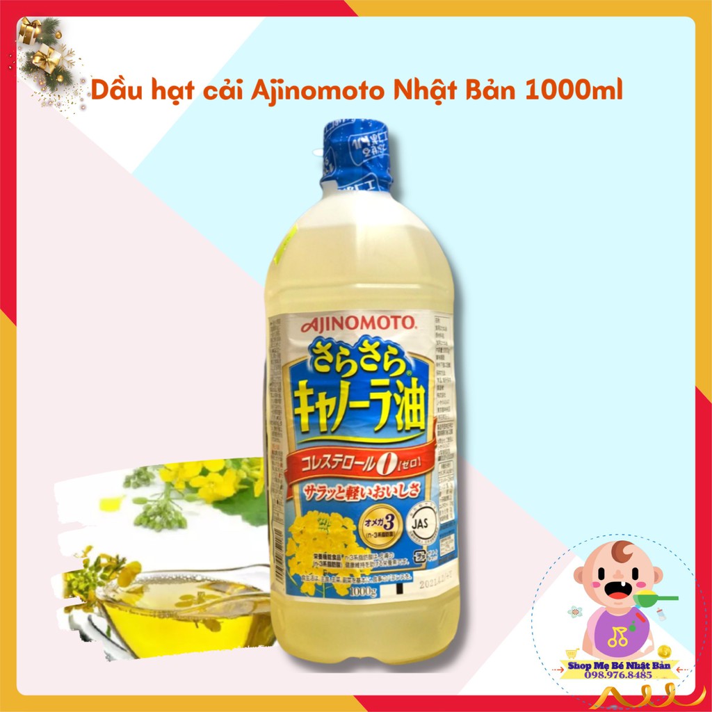 Dầu Ăn Hạt Cải Ajinomoto Nhật Bản 1 Lít