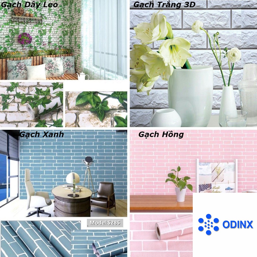 Giấy dán tường màu trơn pastel có sẵn keo khổ rộng 45 cm dài 10 mét / 1 cuộn(decal dán tường)