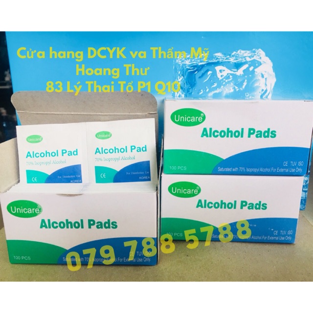 Gạc thấm cồn - Cồn khô