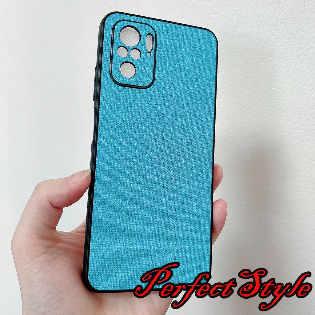 Ốp lưng Xiaomi redmi note 10 / note 10 pro họa tiết vải Jean cao cấp