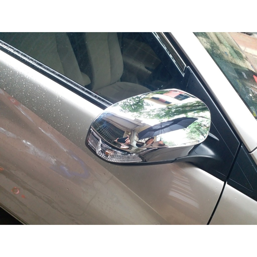 Bộ ốp gương Xe Toyota Vios 2014 đến 2021 cho gương có đèn