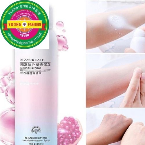 YFS Xịt chống nắng & Dưỡng ẩm trắng hồng Maycreate | BigBuy360 - bigbuy360.vn
