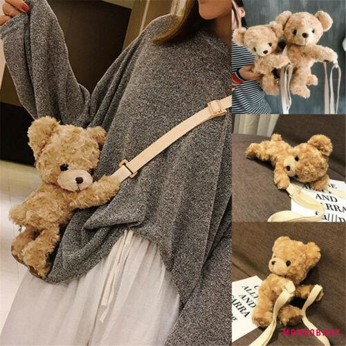 Túi xách vải bông hình gấu teddy xinh xắn