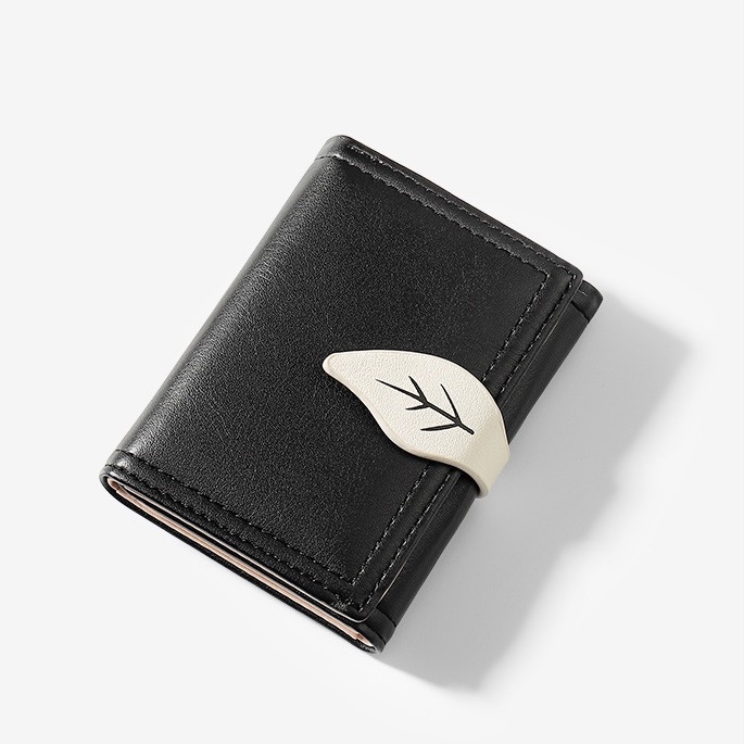 Faya - Ví ngắn cầm tay họa chiếc lá V160